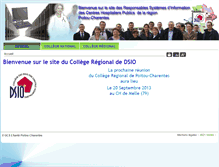 Tablet Screenshot of college-dsio.esante-poitou-charentes.fr