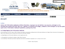 Tablet Screenshot of corim.esante-poitou-charentes.fr